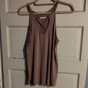 Women's Mauve Sleeveless Top